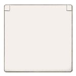 Tapa abatible schuko, protección de seguridad, Blanco Polar de Miro