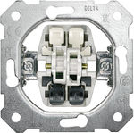 Doble interruptor, referencia 5TA2155 de la serie Style de BJC