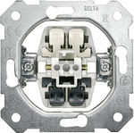 Interruptor bipolar 16A, referencia 5TA2162 de la serie Miro de BJC