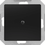 Placa ciega, Negro Mate de Miro