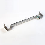 Kit soporte canaleta vertical y Rail DIN 600 Argenta Plus de IDE. 18 módulos