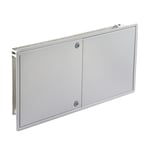 Registro empotrar lateral abierto placa hidrófuga hueco 570x1020x120 IP33, referencia AE55100 de IDE