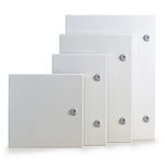 Puerta de repuesto opaca de acero laminado, referencia PO100100/PD de IDE. Medidas:  1000x1000