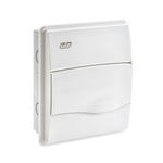 Caja distribución empotrables IP40 Blanco ventana opaca