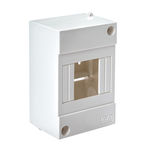 Caja distribución superficie IP40 Blanco precintable 85x130x64