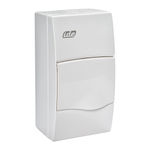 Caja distribución superficie IP40 Blanco ventana opaca