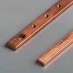 Pletina cobre roscada, referencia 48799 de IDE. 20x5x2000