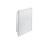 Caja de distribución IP40, empotrar pared sólida, referencia GME28PO de IDE. 2x14 (28) módulos puerta metálica