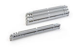 Soporte + regleta neutro y tierra 4x(2+24 entradas), referencia 22048 de IDE. Para gama Gold-Metal