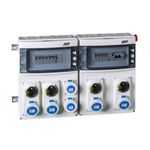 Cuadro provisional obra Star IP55 protec. base Schuko Monofásico 40A