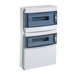 Cofret IP65 SUP.ABS 1x18+1x18 (36) MOD.PT