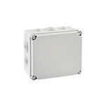 Caja estanca derivación IP65 Conos pasacables tapa opaca