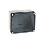 Caja estanca derivación IP65-IP67 Laterales lisos tapa transparente