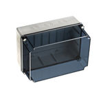 Caja estanca derivación IP65-IP67 Laterales lisos tapa opaca