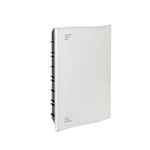 Caja distribución IP40 empotrar, referencia DFF36PO de IDE. Pared sólida 2x18 (36) módulos