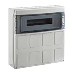 Cofret ip65 sup.1x12 mod.pt - 6 tapas lisas