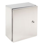 Armario mural IP66 inoxidable 304L 250x200x150 con placa, de IDE