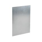 Placa de montaje metálicas lisa (armarios IP55), referencia PML100100 de IDE. Medidas: 893x905