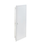 Caja de distribución IP40, empotrar pared sólida, referencia GME70PO/RA de IDE. 5x14 (70) módulos puerta metálica. Regleta N&T Aut