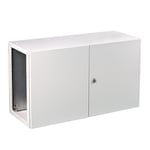 Armario mural enlazable, referencia GNL6010040 de IDE. 600x1000x400. Puerta opaca con placa