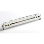 Soporte y regleta neutro y tierra GPS/GPE (12 mód), referencia 22031 de IDE, 2x(2+12 entradas)