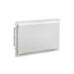 Caja distribución IP40 empotrar, pared sólida, referencia GPE18PO de IDE. 1x18 módulos, puerta opaca