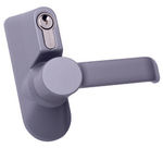 Accionamiento externo manilla/llave PUSH/TOUCH CISA, símil inoxidable satinado