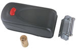 Cerradura eléctrica CISA de sobreponer S. ELETTRIKA Puerta Madera, botón pulsador, cilindro fijo exterior