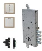 Cerradura motorizada MyEVO para puerta acorazada picaporte+4 bulones, sin frente