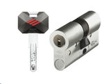 Cilindro RS5 CISA doble embrague 30x30, niquelado