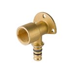Codo de conexión 90° Geberit d26-3/4-L52, latón