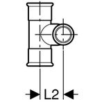 Cruce 90° Geberit d15-15