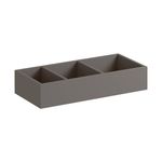 Organizador de cajones Xeno² Geberit, distribución en H, para cajón superior: 32.3x6.2x15cm, Gris escultura / Melamina estructura madera
