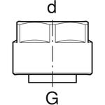 Unión Geberit para eurocono: d=15mm, G=3/4″
