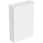 Armario suspendido Geberit rectangular, con una puerta: 45x70cm, Cuerpo y frontal: blanco/cubierto mate