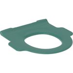 Asiento del inodoro serie Geberit Bambini para niños. Función apoyo. Verde bosque