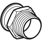 Transición Geberit serie Mapress Acero al Carbono con rosca macho: d=66.7mm, R=2 1/2″