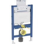 Bastidor Geberit Duofix para inodoro suspendido, 82 cm, con cisterna empotrada Omega 12 cm, 4 / 2 litros