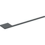 Toallero Geberit para muebles del baño: Negro mate / Con pintura polvo al horno mate