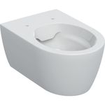 Inodoro suspendido de fondo profundo Geberit iCon, forma cerrada, Rimfree: T'=53cm, Blanco