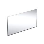 Espejo con luz Geberit Option Plus Square con iluminación directa e indirecta: 120x70cm, Negro mate / Aluminio anodizado