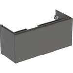 Mueble bajo Geberit serie Acanto para lavabo, con un cajón y un cajón interior: Cuerpo: lava/cubierto mate