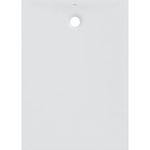 Plato de ducha rectangular Geberit Olona: 140x100x4cm, Blanco / Mate