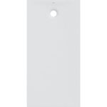 Plato de ducha rectangular Geberit Olona: 160x80x4cm, Blanco / Mate