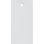Plato de ducha rectangular Geberit Olona: 180x90x4cm, Blanco / Mate