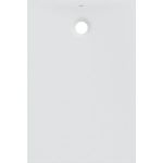 Plato de ducha rectangular Geberit Olona: 120x80x4cm, Blanco / Mate