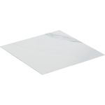 Tapa Geberit ONE para mueble lateral y módulo lateral, gres: 45x0.4x46.5cm, Acabado de mármol blanco / Mate