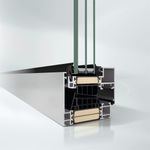 Ventanas hoja oculta Schüco AWS 90 BS.SI+ (Block System Super Insulated). Profundidad: 90mm