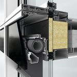 Sistema de protección solar AB ZDS en sistema de fachadas Schüco AF UDC 80