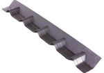 Onduline® Accesorios: Remate pendiente asfáltico - sombreado negro